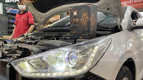 Độ đèn LED Laser Hyundai Accent | Aozoom LEO Light + Laser Jaguar